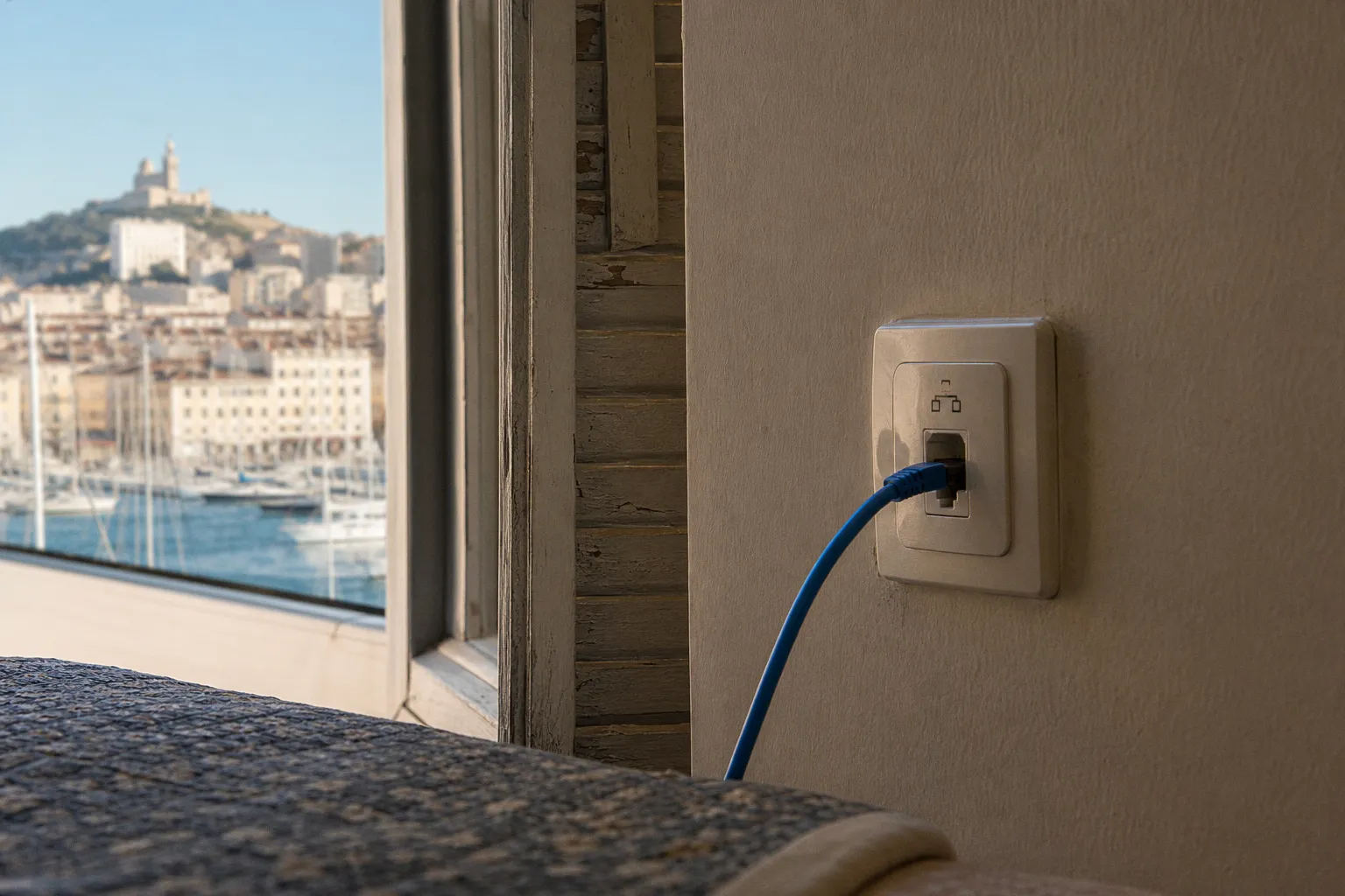 Connexion internet en hôtel : Wi-Fi public ou accès filaire sécurisé