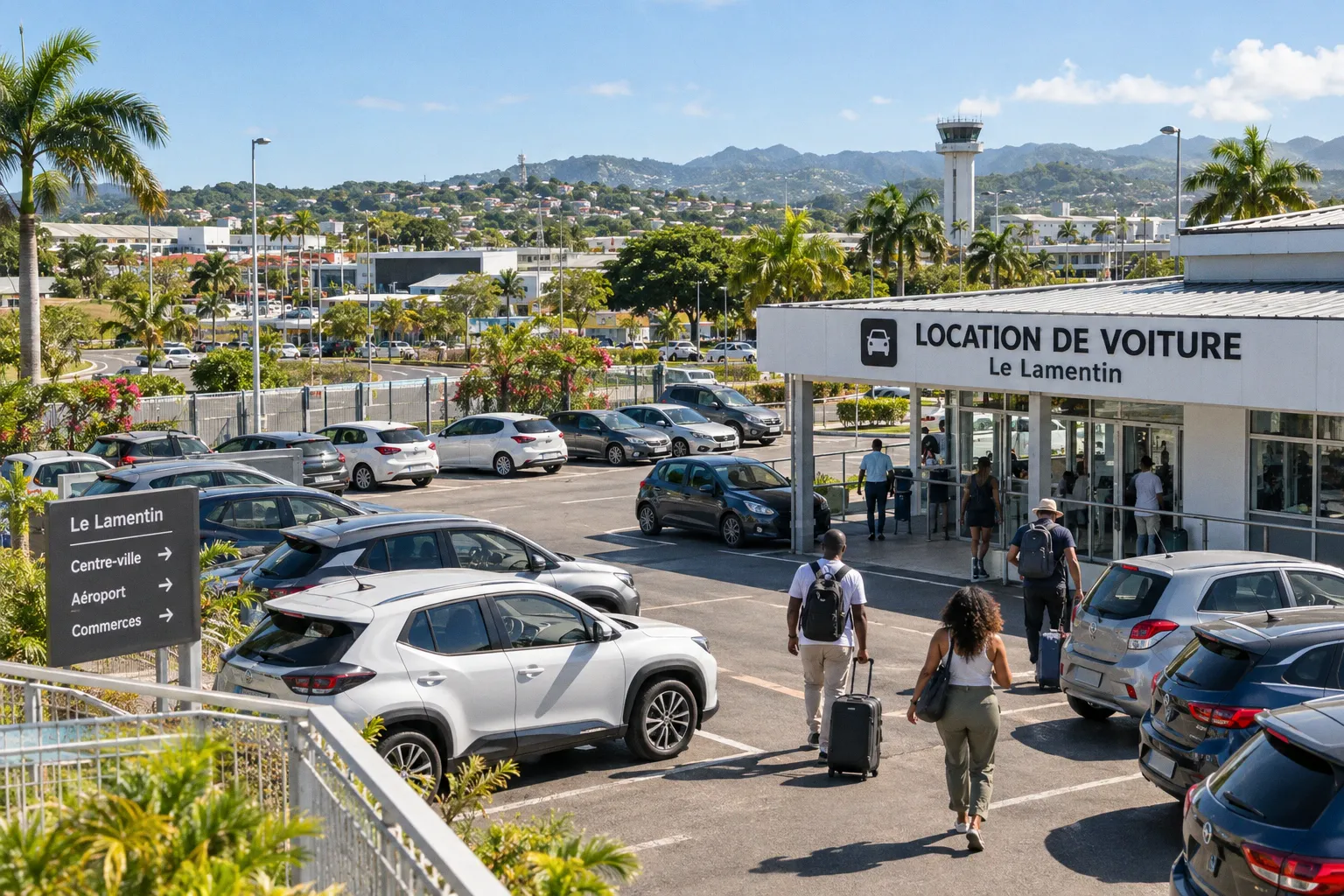 Location de voiture au Lamentin (Martinique) : guide pratique