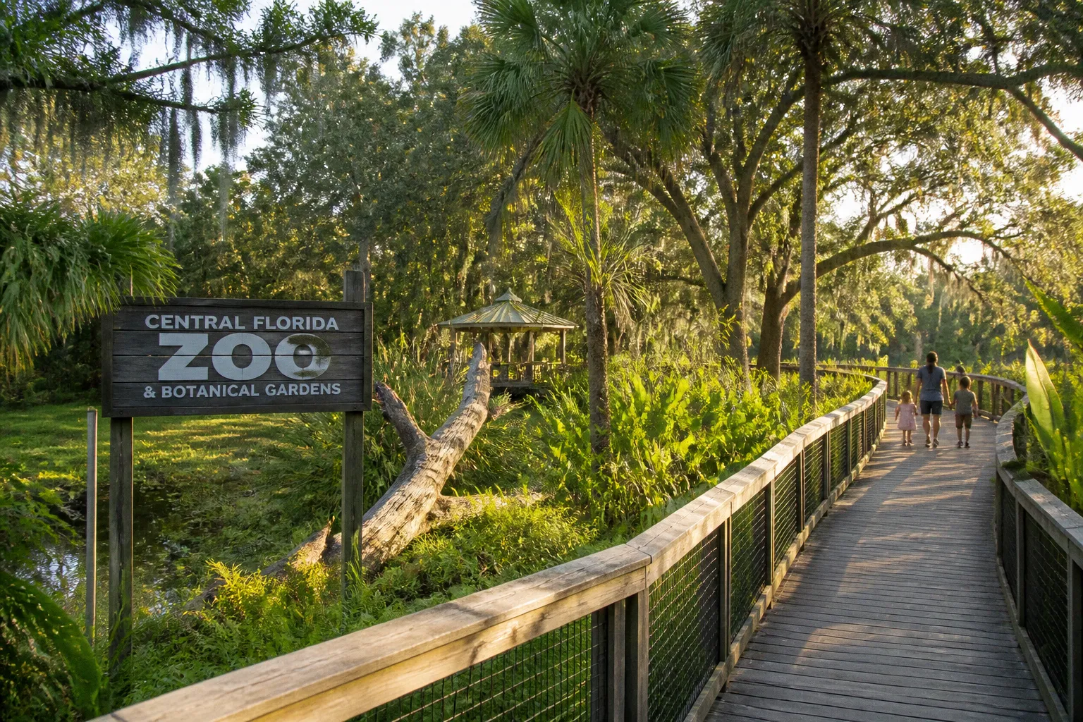 Zoo de Central Florida : pourquoi ce tracé en pleine nature ?